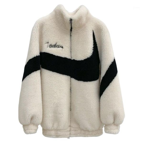 

faux fur coat women winter casual teddy coat autumn pockets plus size fur jacket fleece fluffy overcoat outwear abrigo mujer1, Black