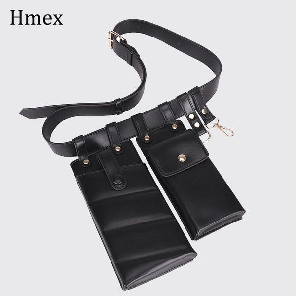 

belts pu leather fanny pack waist bag for woman shoulder mobile phone packs chest female purse crossbody, Black;brown