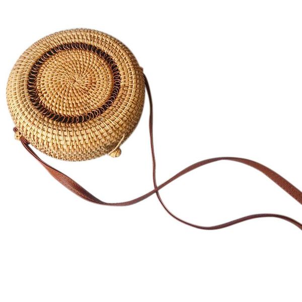 

tftp-fashion explosion straw circle bags women summer handwoven bali round retro rattan straw beach new casual bag feminina(a