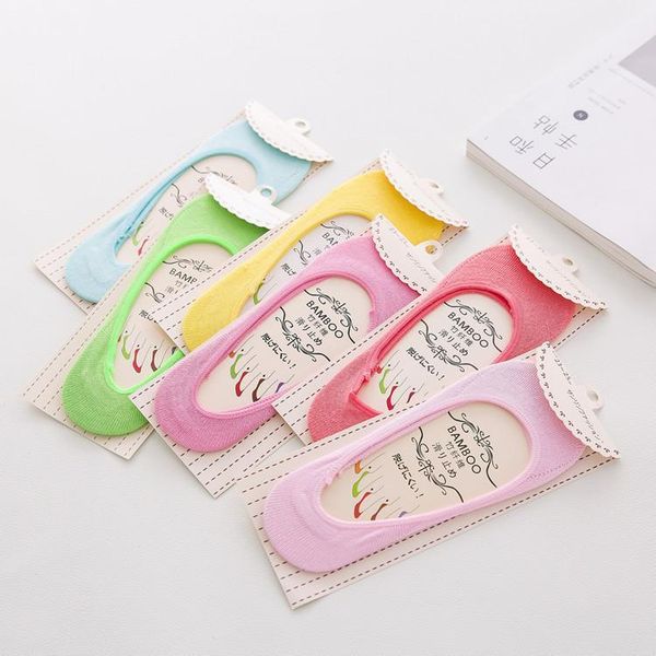 

socks & hosiery 1lot=5 pairs arrival women cotton female solid color candy invisible summer thin sweet casual slipper1, Black;white