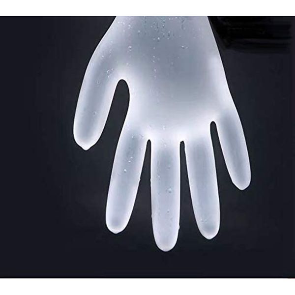 

gloves pcs transparent 100 disposable pvc universal dishwashing/kitchen/latex/rubber/garden for home cleaningoutletjrfo