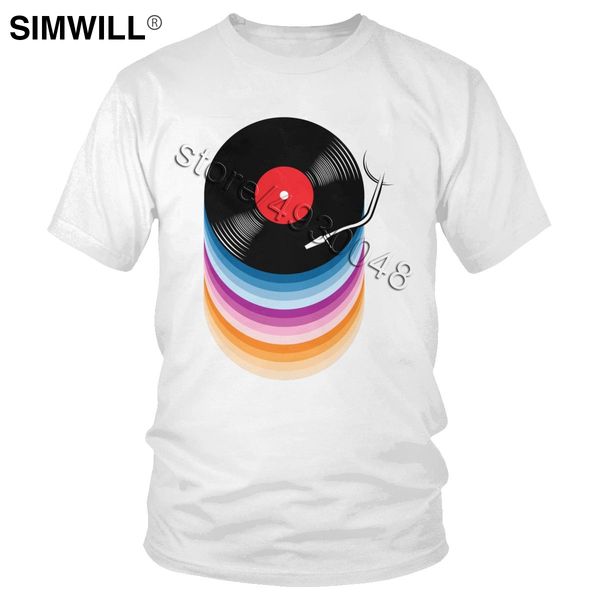 

vinyl tees men's simple short sleeved t-shirts crew neck soundtrack music t shirt oversize leisure gift sport hooded sweatshirt hoodie