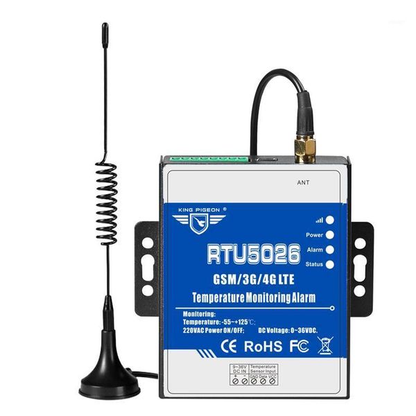 

alarm systems gsm 3g 4g lte telemetry temperature monitoring measuring -55 to 125 celsius degree support remote reset reboot rtu50261