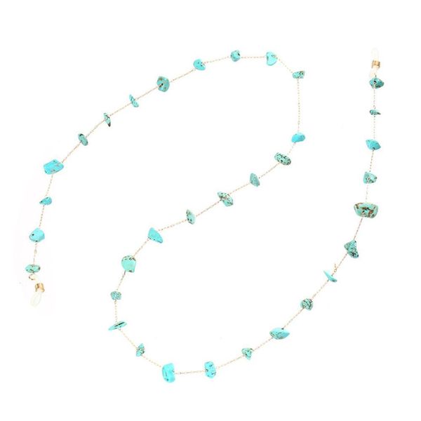 

fashion womens eyeglass chains sunglasses reading glasses chain turquoise eyewears cord holder neck strap rope necklace pendant h bbyktu
