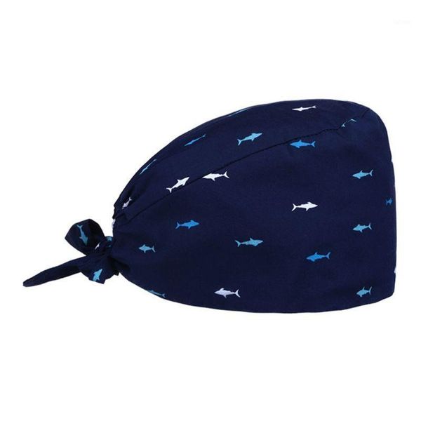 

berets hat with button mask holder printing bonnet cap bandana head wrap1, Blue;gray