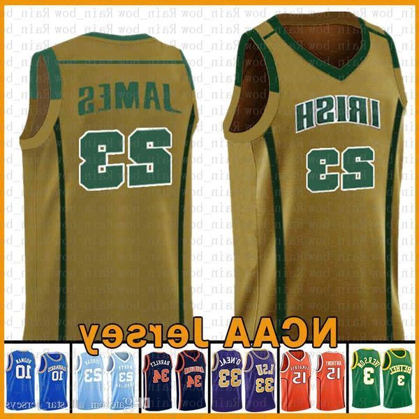 

irish high school kyrie ncaa lebron 23 james irving dwyane 3 wade stephen 30 curry basketball jersey kawhi 15 leonard college