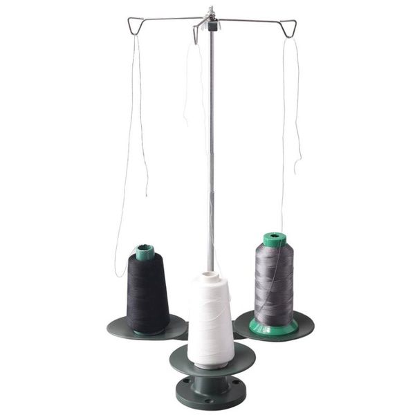 

3-spool thread stand for all industrial and domestic sewing machine, Black