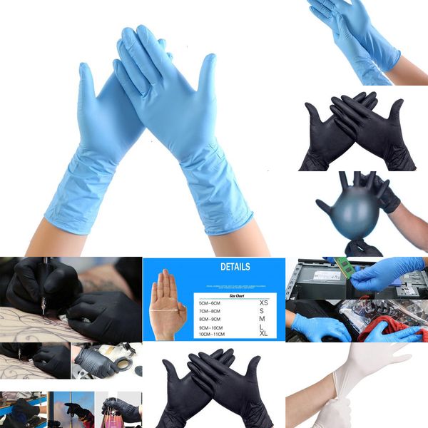 

food black nitrile disposable rubber latex for cleaning gloves universal household garden wholesaleacn