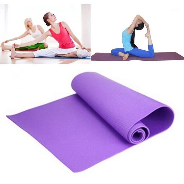 

yoga mats 1 pcs 6mm thick mat eva non-slip comfort fitness waterproof exercise for pilates indoor sports1