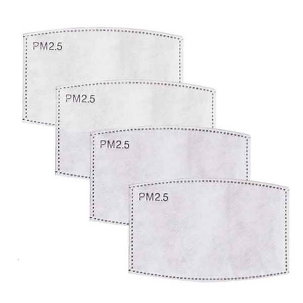 

layers 5 activated carbon filter pm2.5 anti dust haze mouth masks replaceable filters for activate carbon mask use protective gear