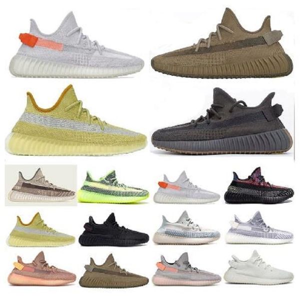 

2021 kanye west men women running shoes v2 cloud white true form yecheil zebra tail light sneakers trainers