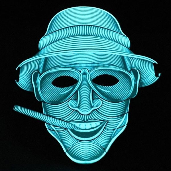 

w2ruo barbar luminous el light ktv hip barfilm voice mask halloween cold hop bar ktv ball ledmask creativity diu6e