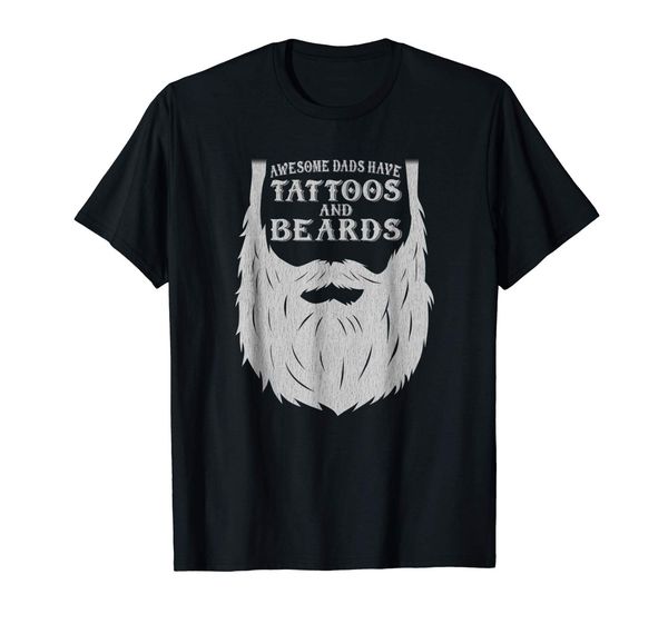 

mens awesome dads have tattoos and beards t shirt fathers day men t shirt novelty funny tees men short sport hooded sweatshirt hoodie