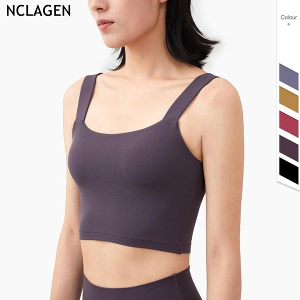 

nclagen женщина спорт жилет женщин deep u-назад йога жилет бюстгальтер g спорт тренировка бег обучение high impact tank холтер crop top, White;black