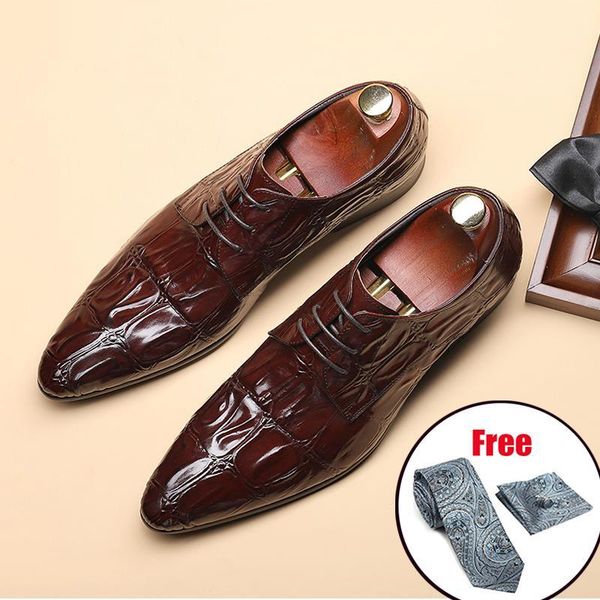 

dress shoes phenkang mens formal genuine leather oxford for men black 2021 wedding business laces brogues1