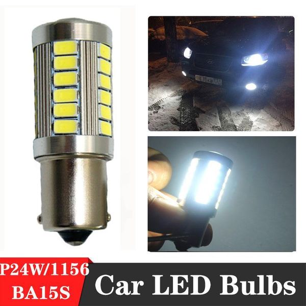 

2pcs 1156 /ba15s /p21w auto backup reverse lamp turn signal car tail brake bulb auto brake light parking lights1