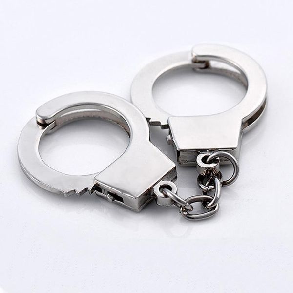 

the new metal handcuffs pendant car interior pendant decorative rearview mirror accessory shape suitable for various models