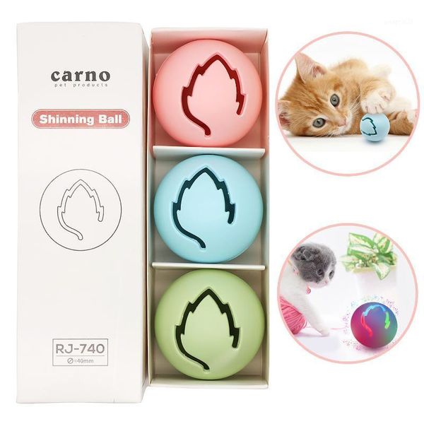 

new 3pcs funny cat toys pet interactive toy cat toy pet supplies bells catnip ball toys for cats kitten1
