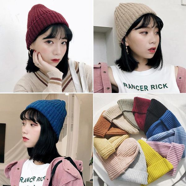 

beanie/skull caps beanie knitted hat beautiful fashion comfort more style colorful outdoor autumn winter lady wool cap warm pointed hat1, Blue;gray