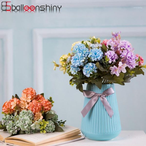 

decorative flowers & wreaths balleenshiny 7heads artificial for home decoration supplies plastic fake bouquet wedding table centerpiece deco