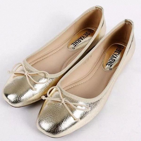 

2018 spring summer casual women flat shoes pointed toe moccasins ballet flats loafers bow slip on lazy shoes plus size 35-41 #gj0u