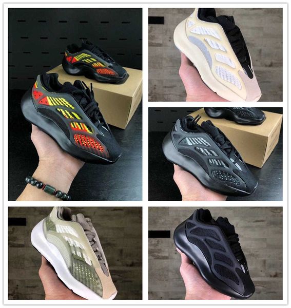 

2020 quality 7oo kid infants shoes girls highest sneakers running children little boys azael black kanye west v3 alvah skeleton basketball