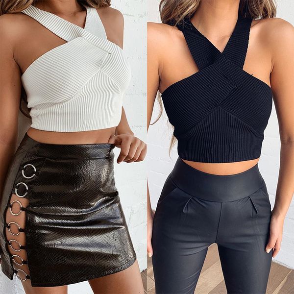 

2021ins net red knitted stitching vest t1312 swimsuit bandage bathing suits pad