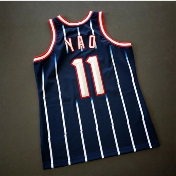 

custom 604 youth women vintage yao ming mitchell & ness 02 03 college basketball jersey size s-4xl or custom any name or number jersey, Black