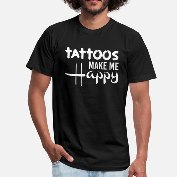

татуировки делают меня счастливым смешные inked татуированная t shirt fit kawaii спортивная tracksuit фуфайки hoodie