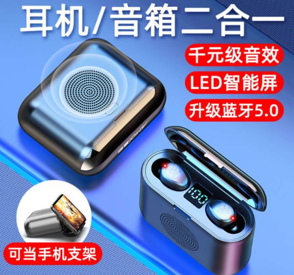 

new f9 wirels bluetooth headset t in one tws mini audio