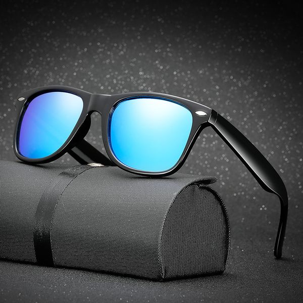 

2019 real nomanov summer style classic simple frame color film outdoor fashion women polarized sunglasses, White;black