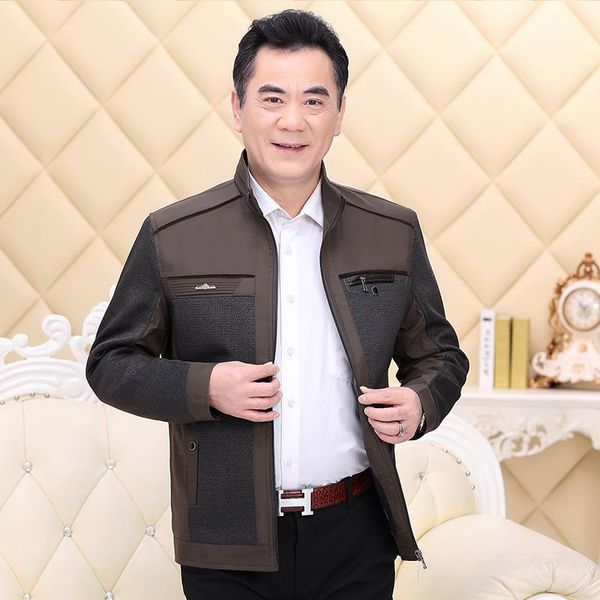 

men jackets 2020 spring windbreaker patchwork autumn loose casual jacket male coats zipper tracksuit streetwear1, Black;brown