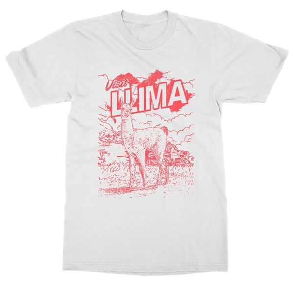 

visit lima peru travel world city pas wander vacation llama tour fashion design summer print cool hooded sweatshirt hoodie men t shirt