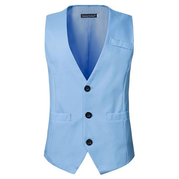 

men's vests 2021 arrival dress for men slim fit mens vest male waistcoat gilet homme casual sleeveless formal business jacket, Black;white