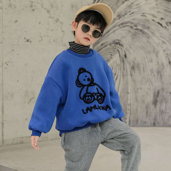 

sweater collar autumn thickened boys' high warm and middle school wear 2020 new children's winter bottom coat 6kzcb6du7pac, Black