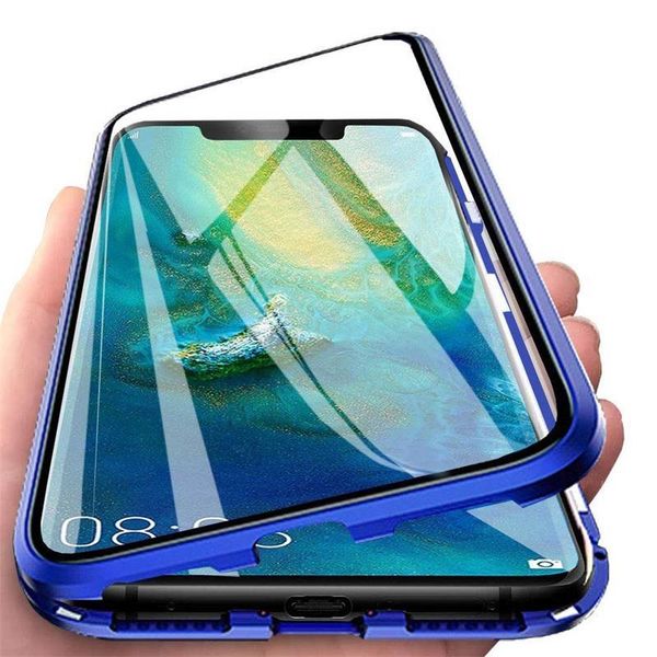 

magnetic absorption metal cases for samsung galaxy a60 phone back cover double sided glass samsunga60 galaxya60 2019 armor h sqcwqi