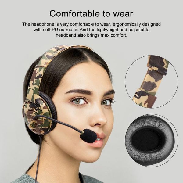 

wired headphones with micphone for pc lapnew xbox one surround audio gaming headsets gamer earphones headset for