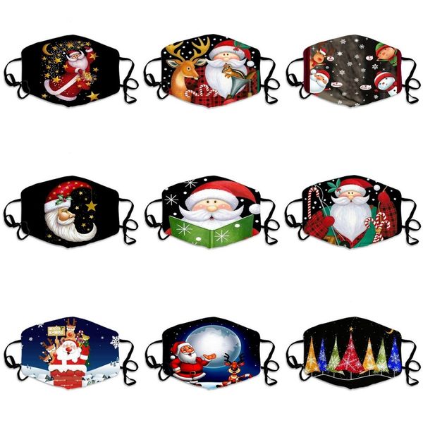 

washable dustproof creative printing mask riding anti-fog outdoor sports mask can replace#717, Black