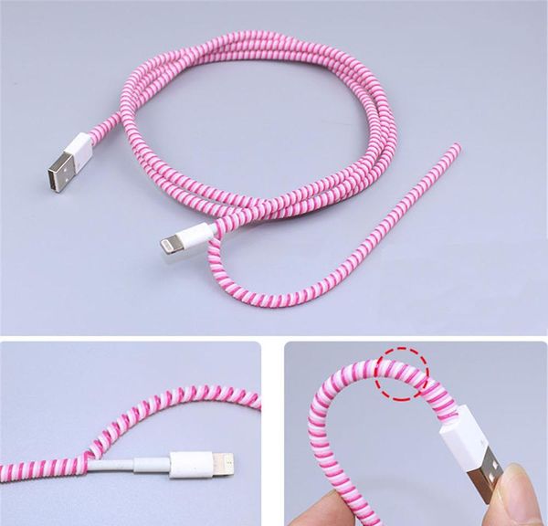 

5pcs cable protector earphone cable organizer desk set wire storage data line holder winder wrap cord cable jllvan comb2010