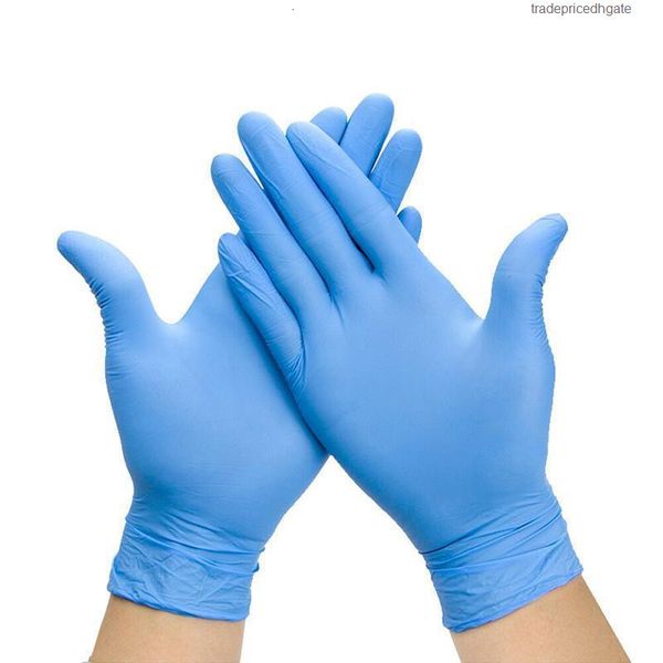 

disposable black/blue nitrile latex pcs/lot t waterproof 100 kitchen/dish washing/garden home cleaning protective gloves