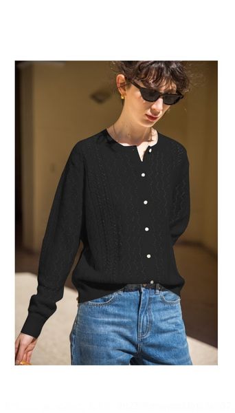 

ssstn new knitted edition knitted lfscy hollow hollow new large edition large sweater woolwool wool blended cardigan cardigan sweater blende, White;black