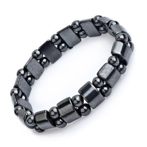 

charm bracelets liujun brand jewelry vintage hematite bracelet simple black magnet cuff for women adjustable pulseira masculina, Golden;silver
