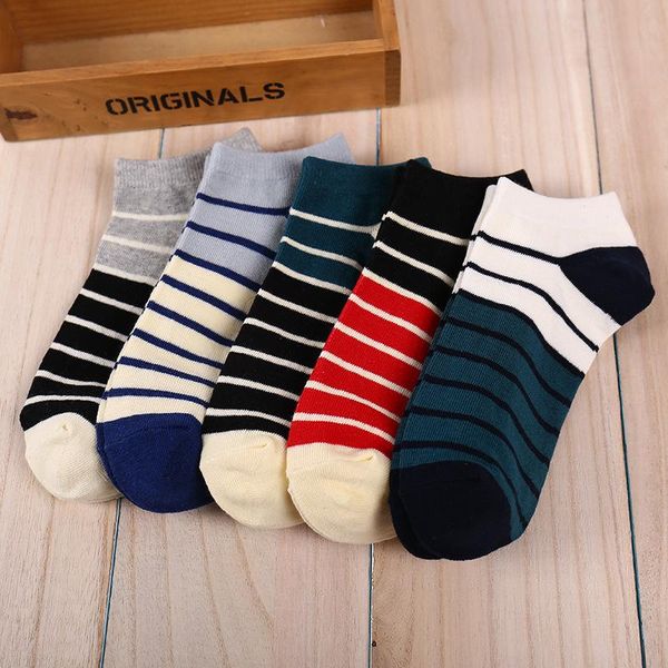 

10pairs/lot men socks cotton summer non-slip male boat socks breathable comfortable 2021 new, Black