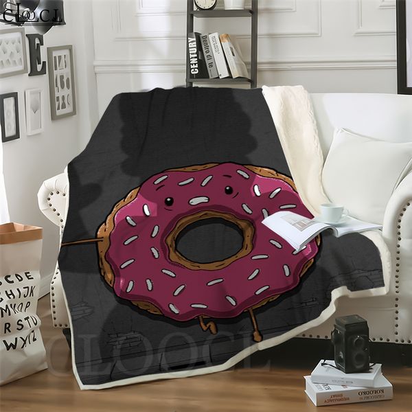 

cloocl new anime the simpsons 3d print street style air conditioning blanket sofa teens bedding throw blankets plush quilt