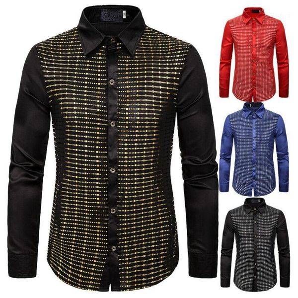 

2020 new men's slim fit casual shirt long sleeve blouse shirts plaid cotton shirt male social business dress men clothing1, White;black