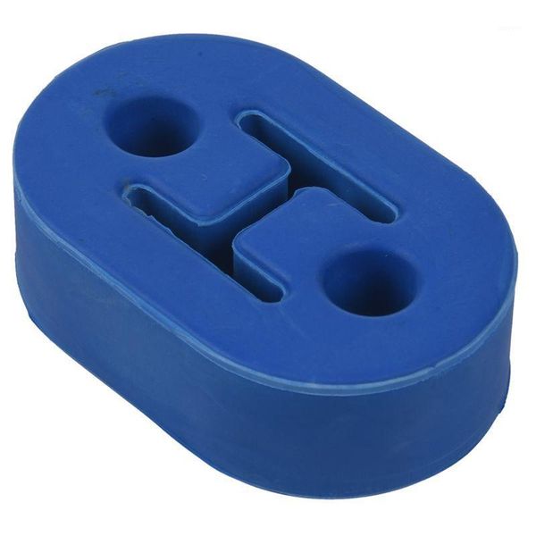 

blue rubber dual holes reinforced muffler exhaust hanger bushing1