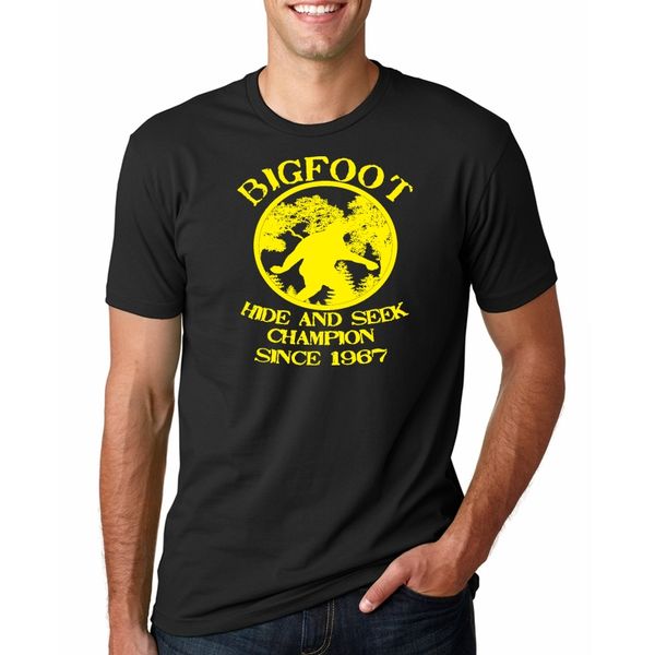 

2019 new fashion printing bigfoot men cotton short sleeves casual men tees hoodie designers t shirts sweatshirt