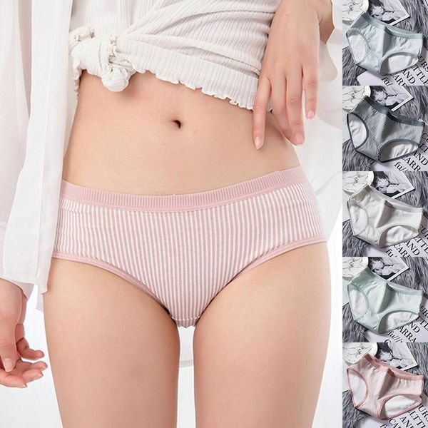 

women's panties cotton panty solid comfort underwear skin-friendly briefs women low-rise intimates, Black;pink