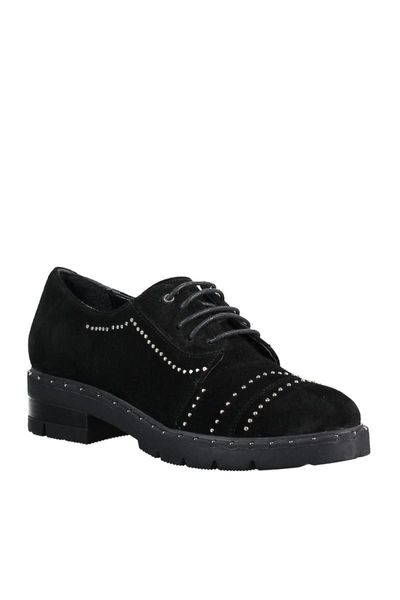 

derimod genuine leather black women 's casual shoes