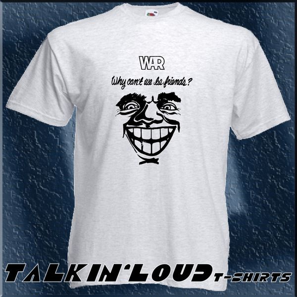 

sport 2019 fashion 100% cotton war - why can't we be friends. - album t shirt low rider cheech & chong tee shirt
